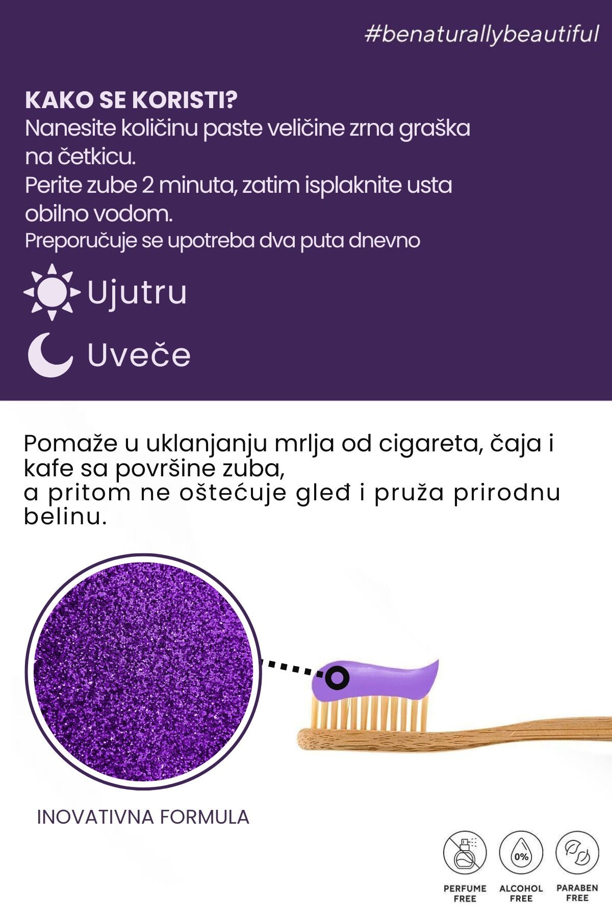 Pasta za Zube sa Ljubičastim Ugljem