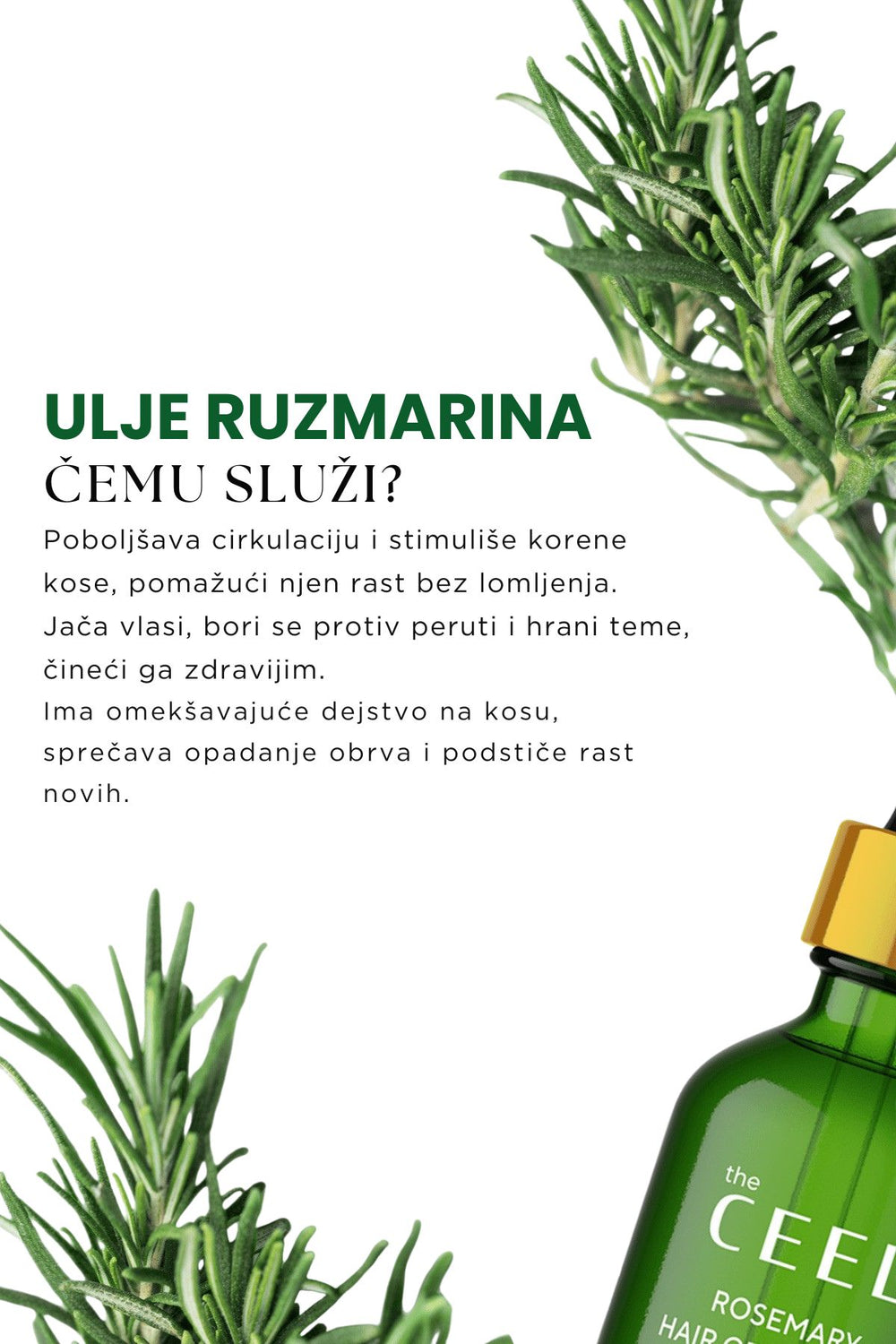 Ulje ruzmarina — čemu služi