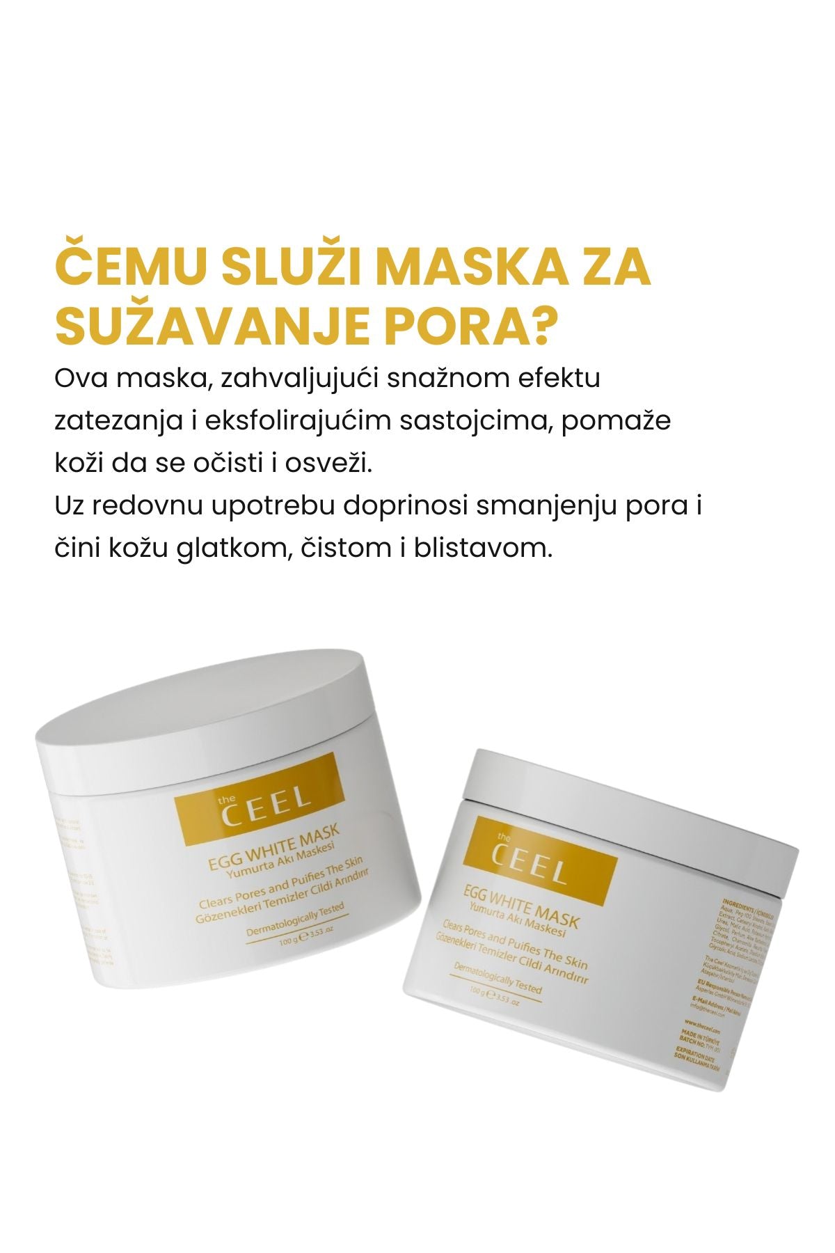 Maska s Belancetom za Pore