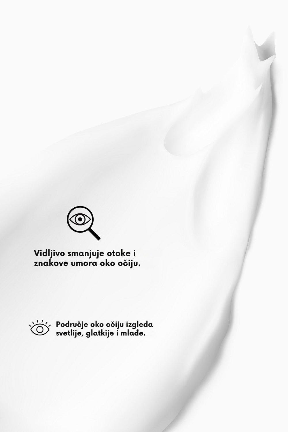 Tekstura kreme za podočnjake