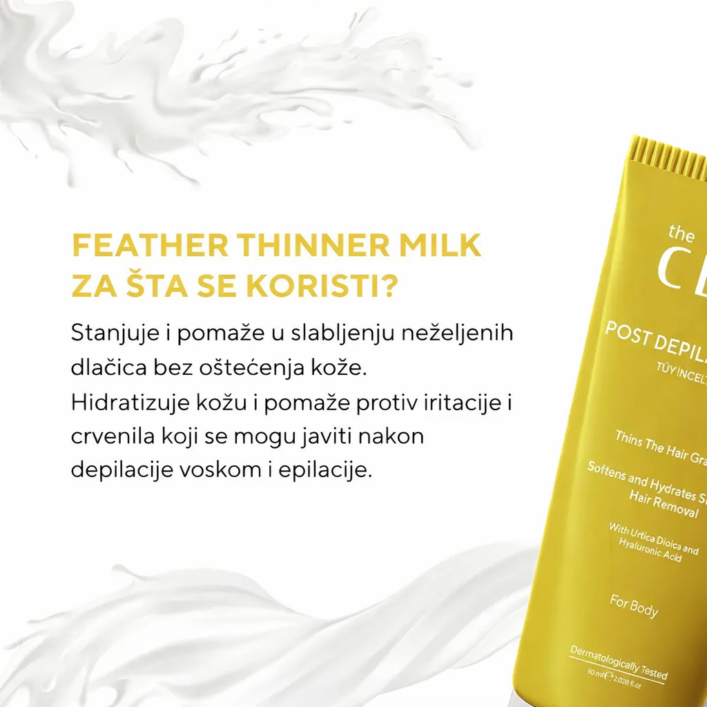 Mleko za Usporavanje Dlačica