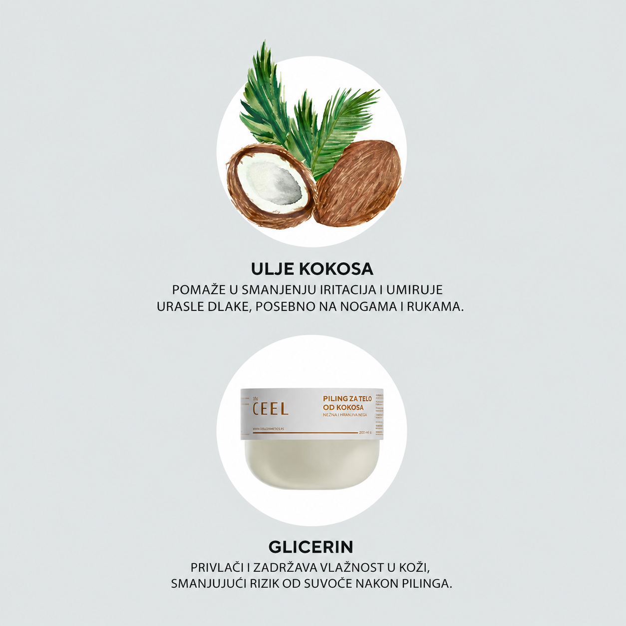 Body Scrub Piling sa Kokosom