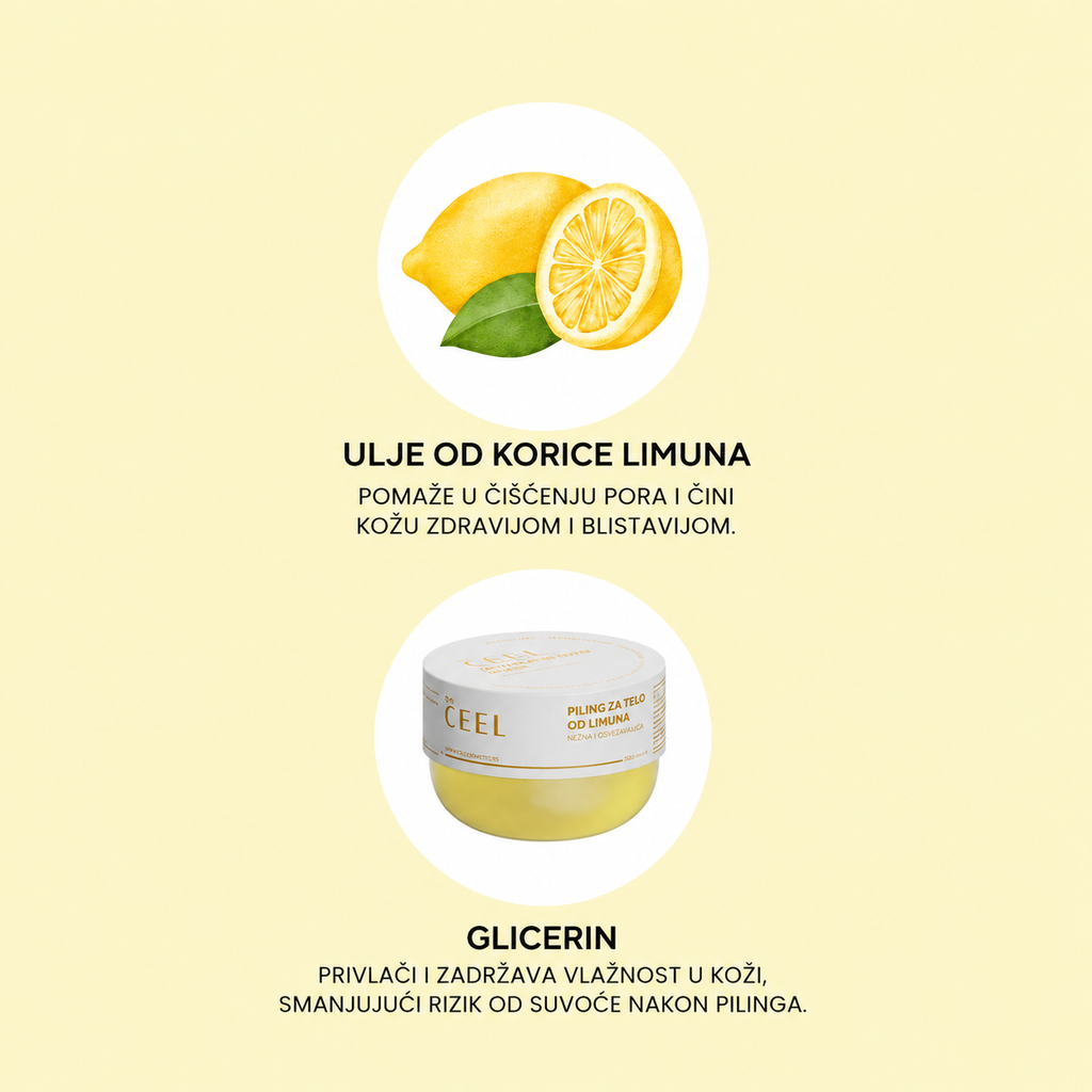 Body Scrub Piling sa Limunom