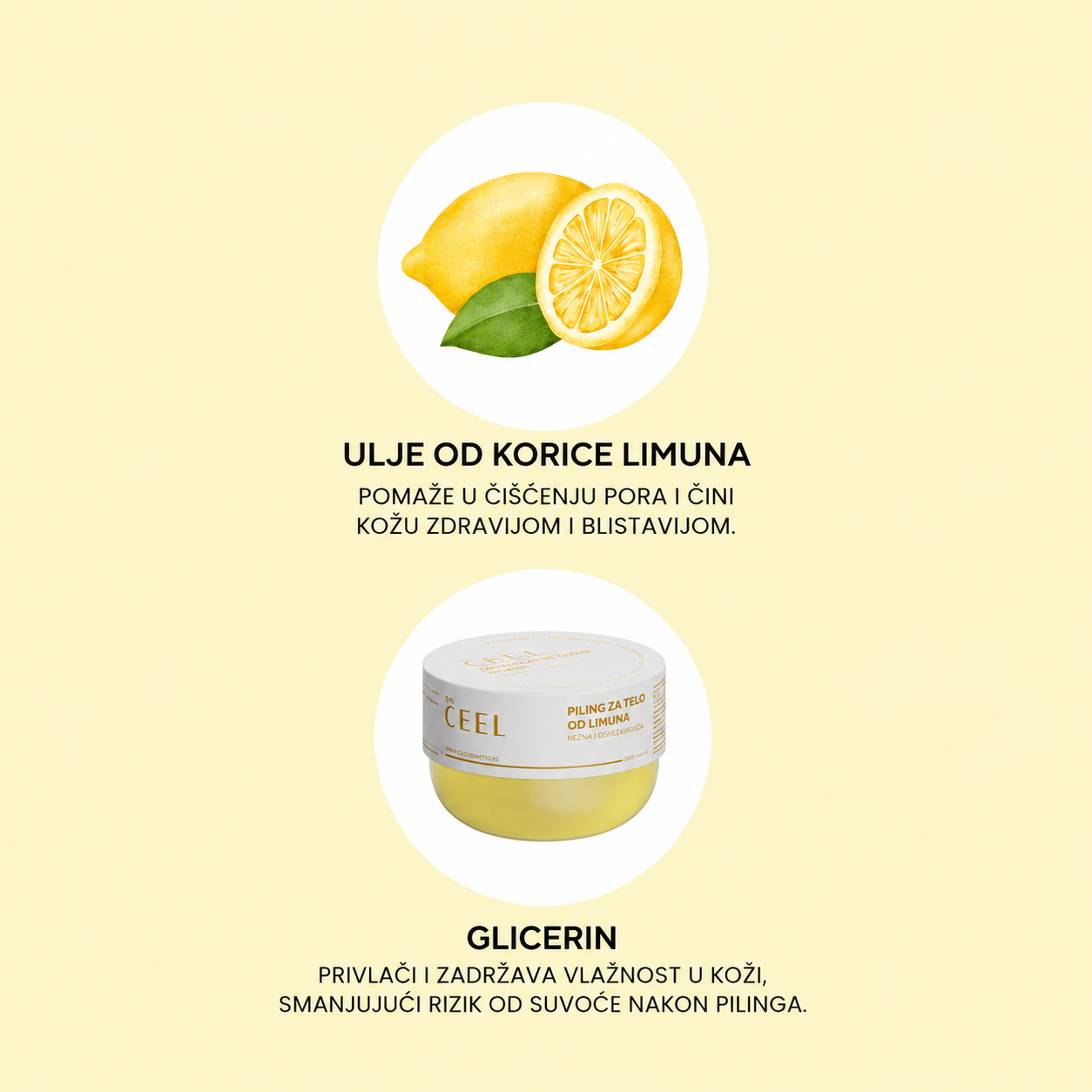 Body Scrub Piling sa Limunom